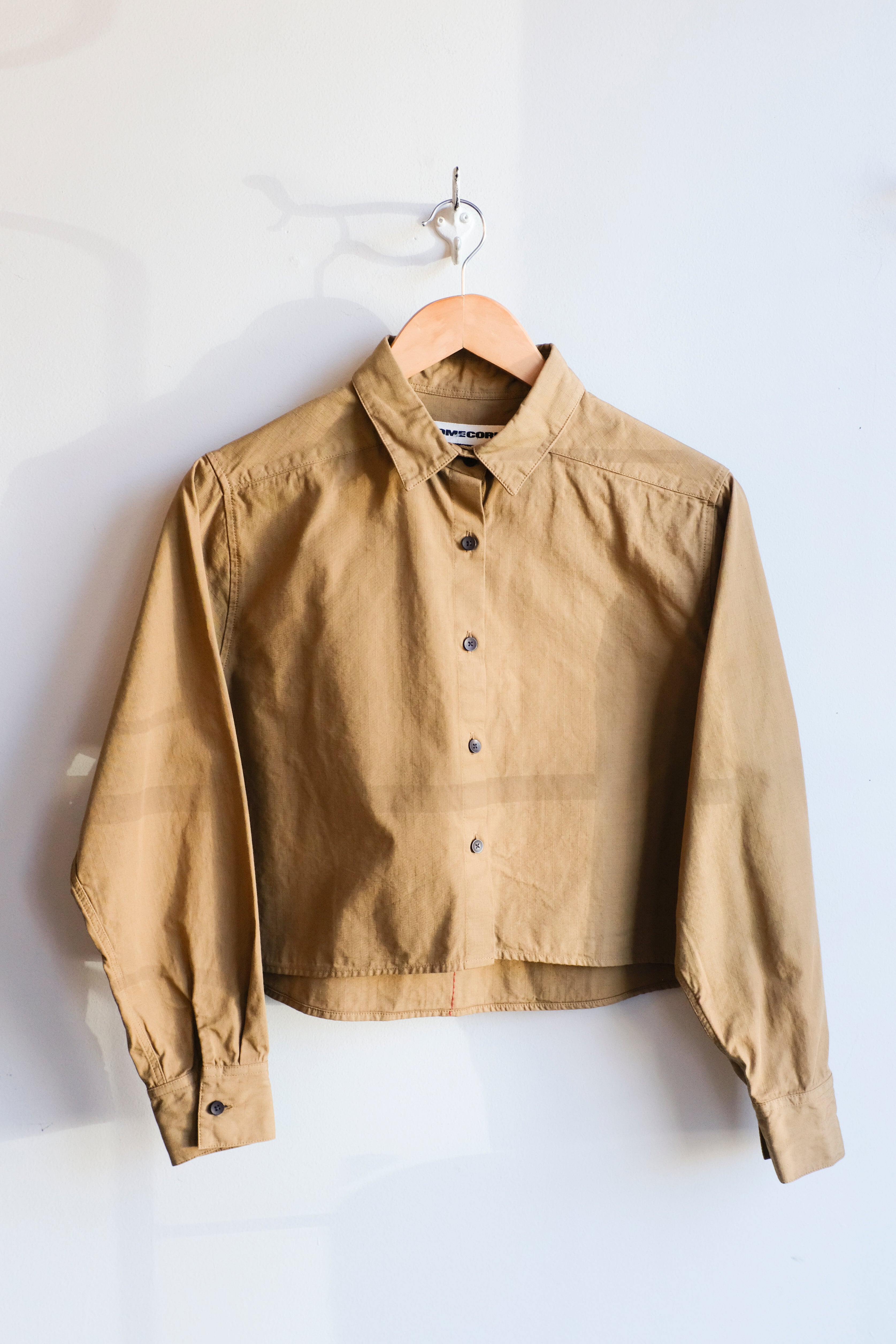  Homecore - Celine Ripstop Shirt - Desert Beige - Front
