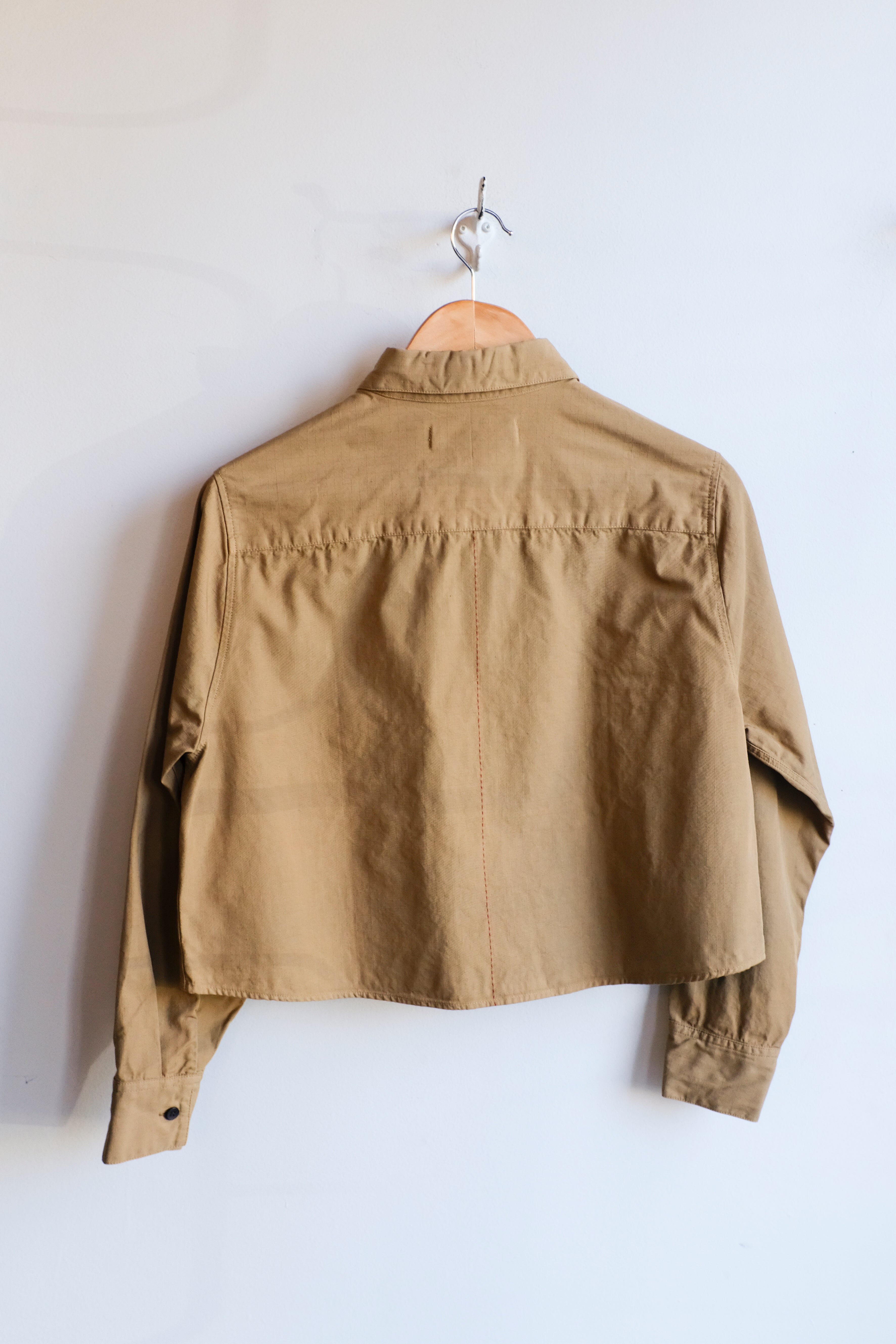  Homecore - Celine Ripstop Shirt - Desert Beige - Back