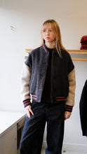 Load image into Gallery viewer, Homecore - Gamma Woolly Reversible Bomber - Anthracite/Grey - front
