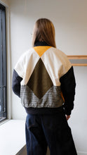 Load image into Gallery viewer, Homecore - Gamma Woolly Reversible Bomber - Anthracite/Grey - reversed back
