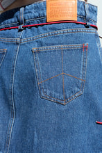 Load image into Gallery viewer, Homecore - Lucie Adon Skirt - Washed Denim - back pocket detail
