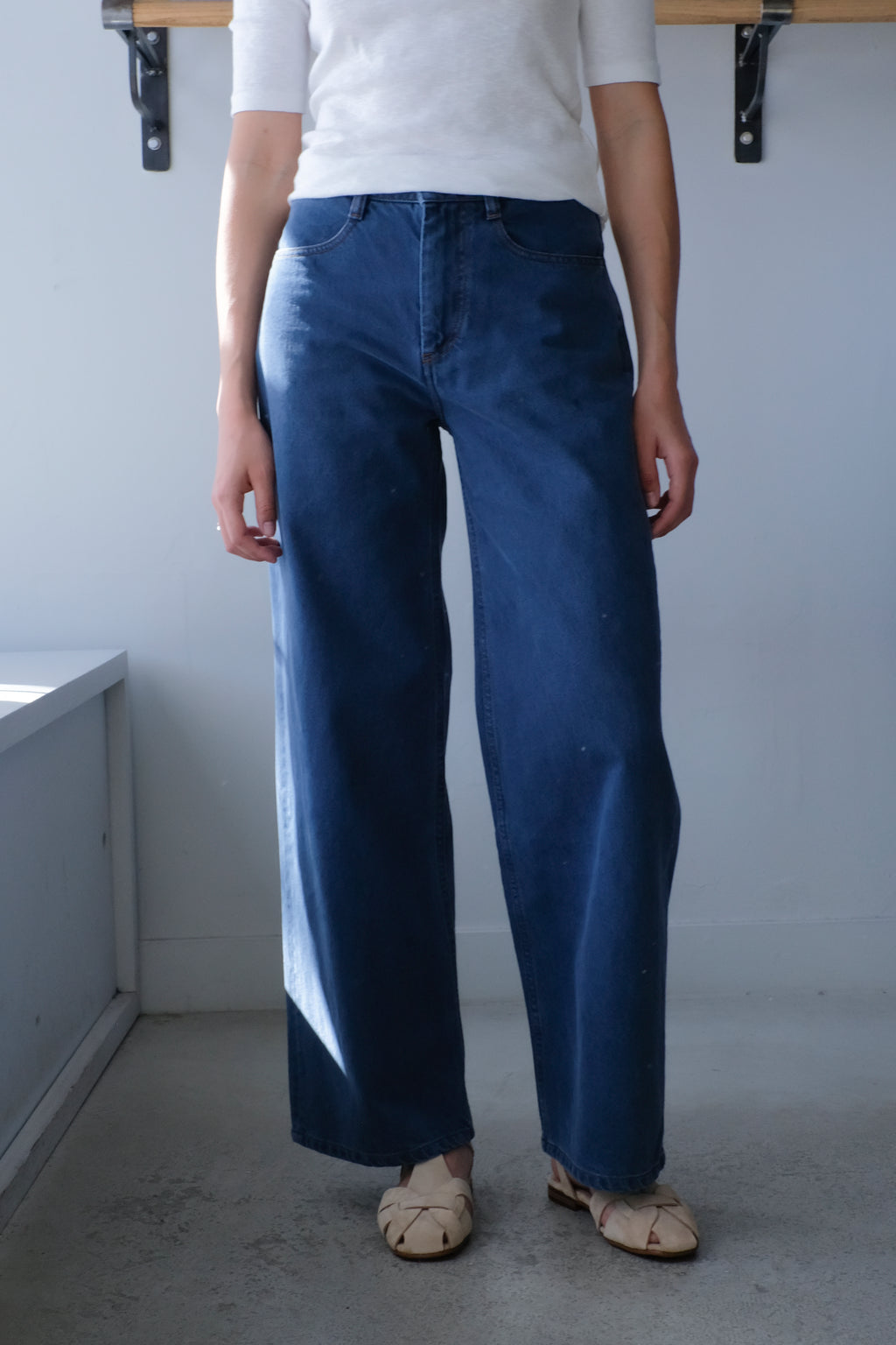 Homecore - Malia Denim Pants - Grey-Blue
- front