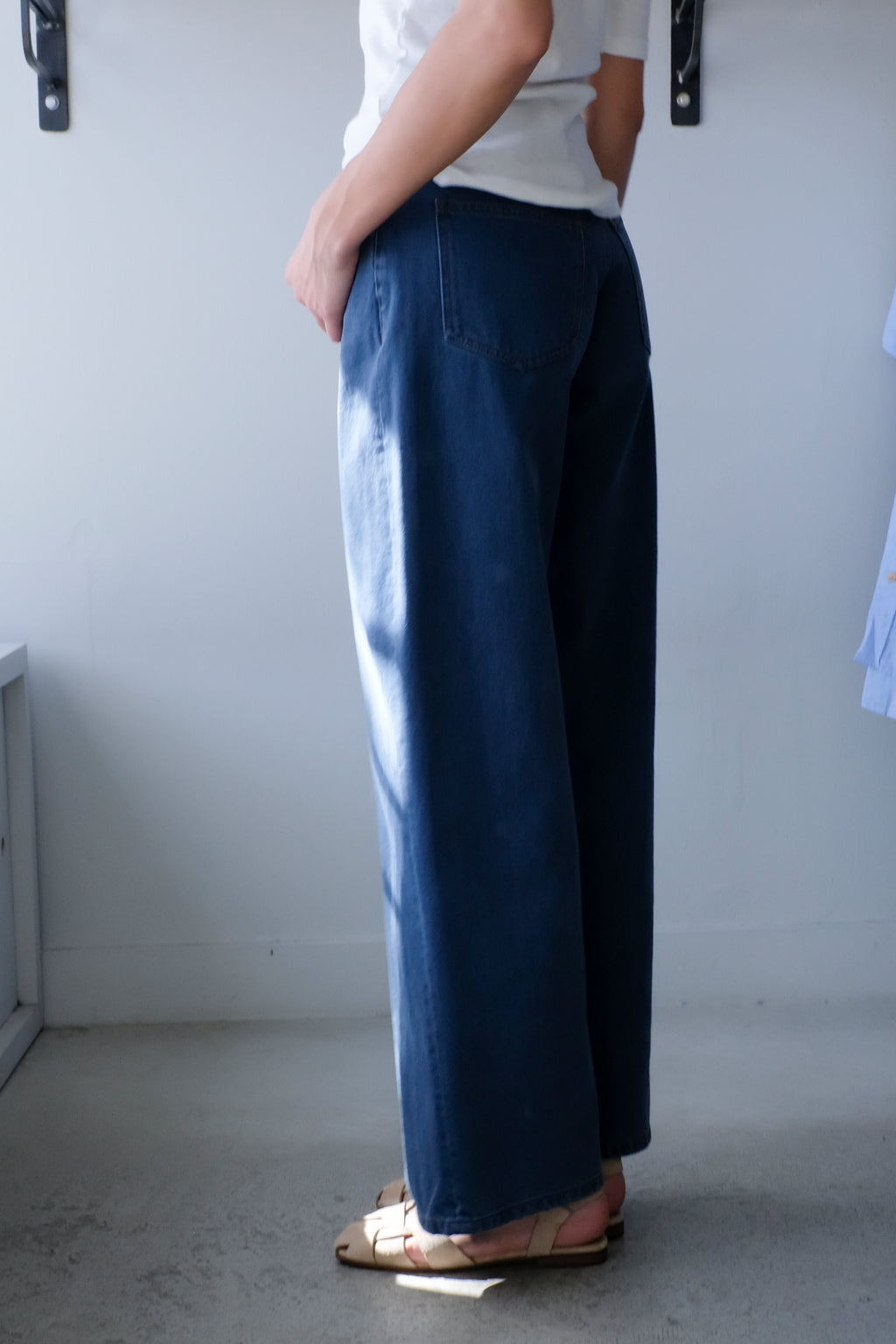 Homecore - Malia Denim Pants - Grey-Blue
- side