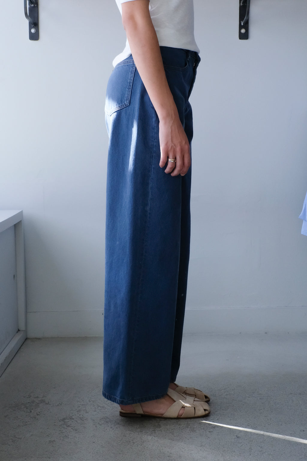 Homecore - Malia Denim Pants - Grey-Blue
- side