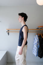 Marcel Light Tank Top - Navy