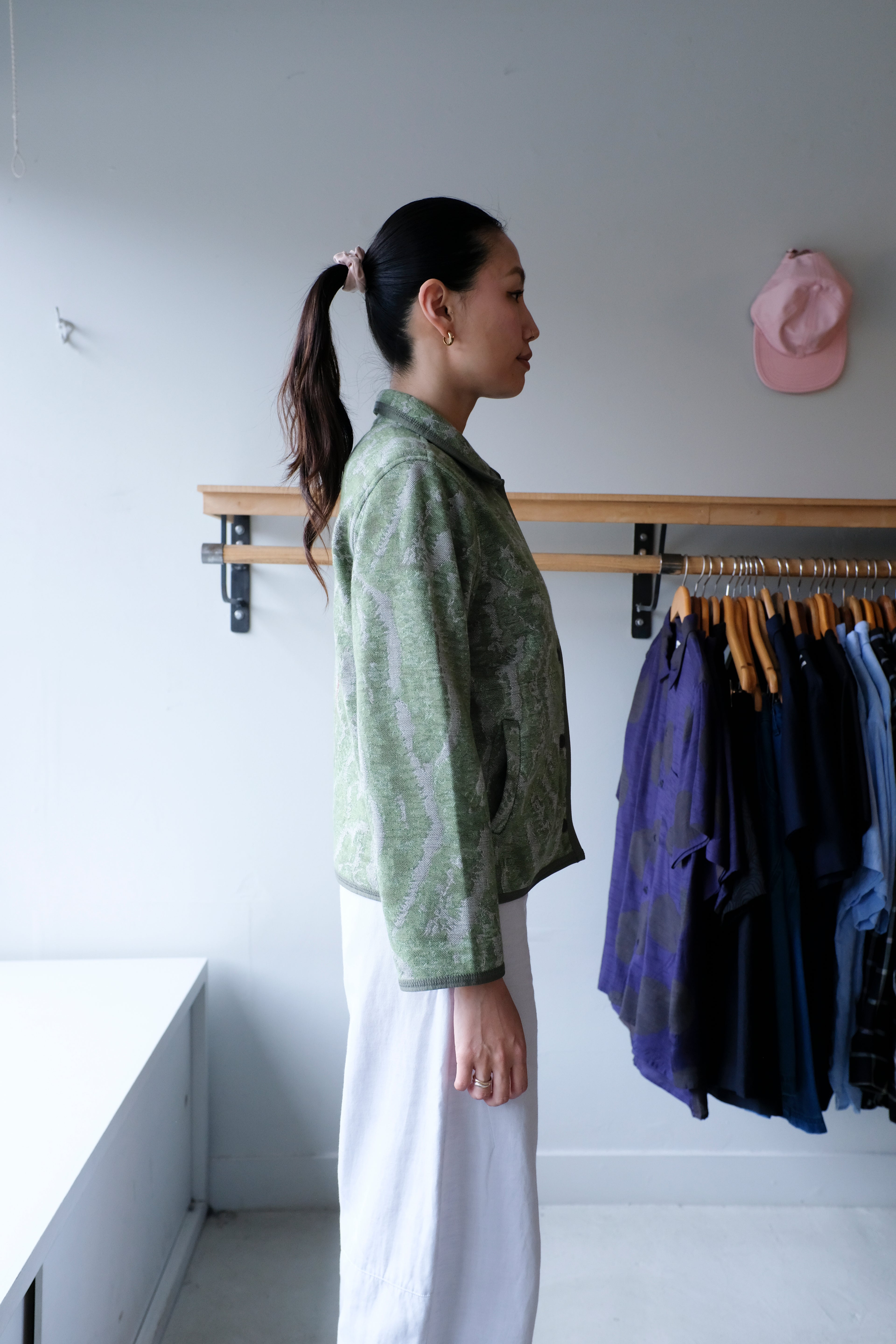 Mia Coral Jacket - Green Multi