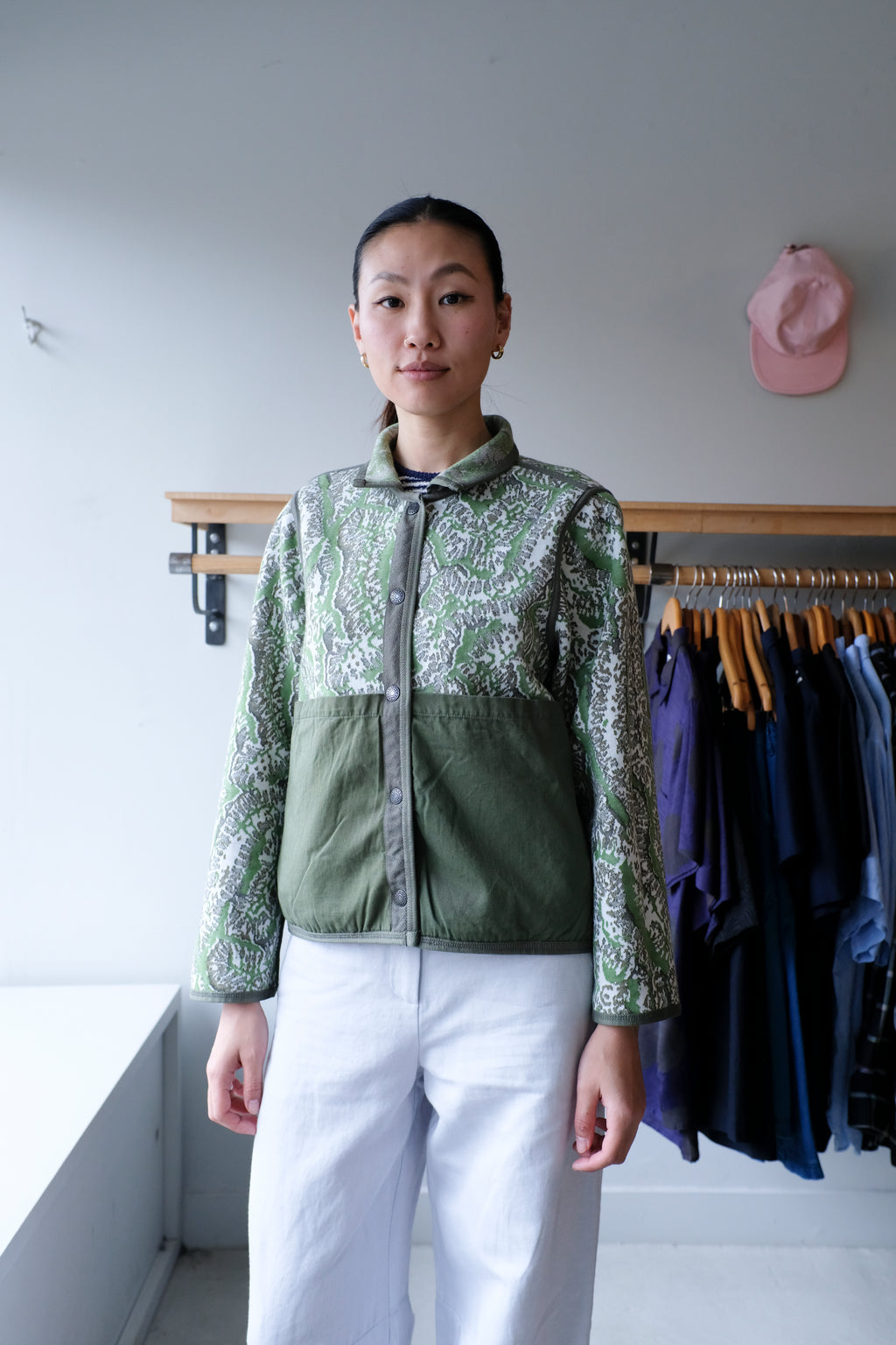Mia Coral Jacket - Green Multi