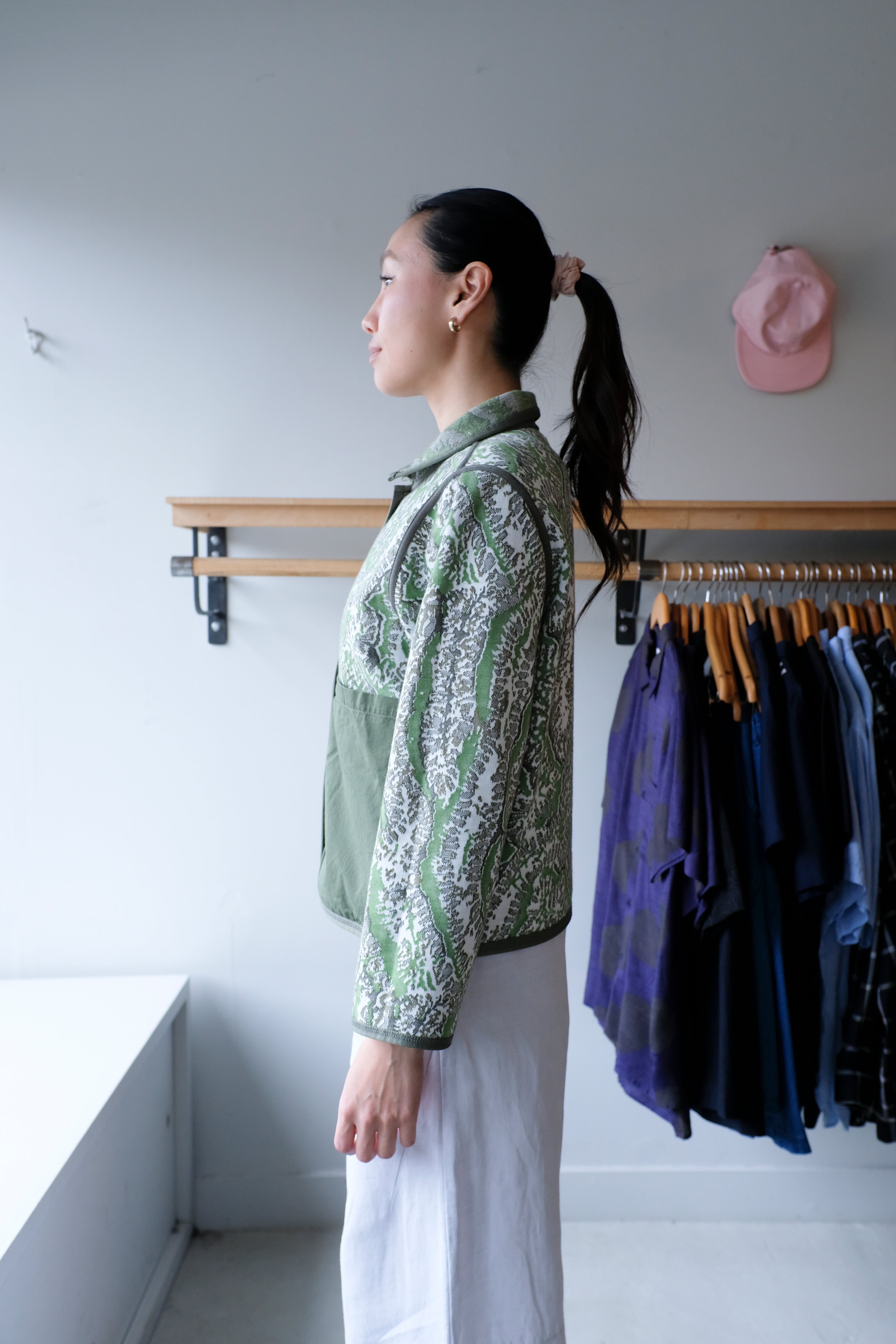 Mia Coral Jacket - Green Multi