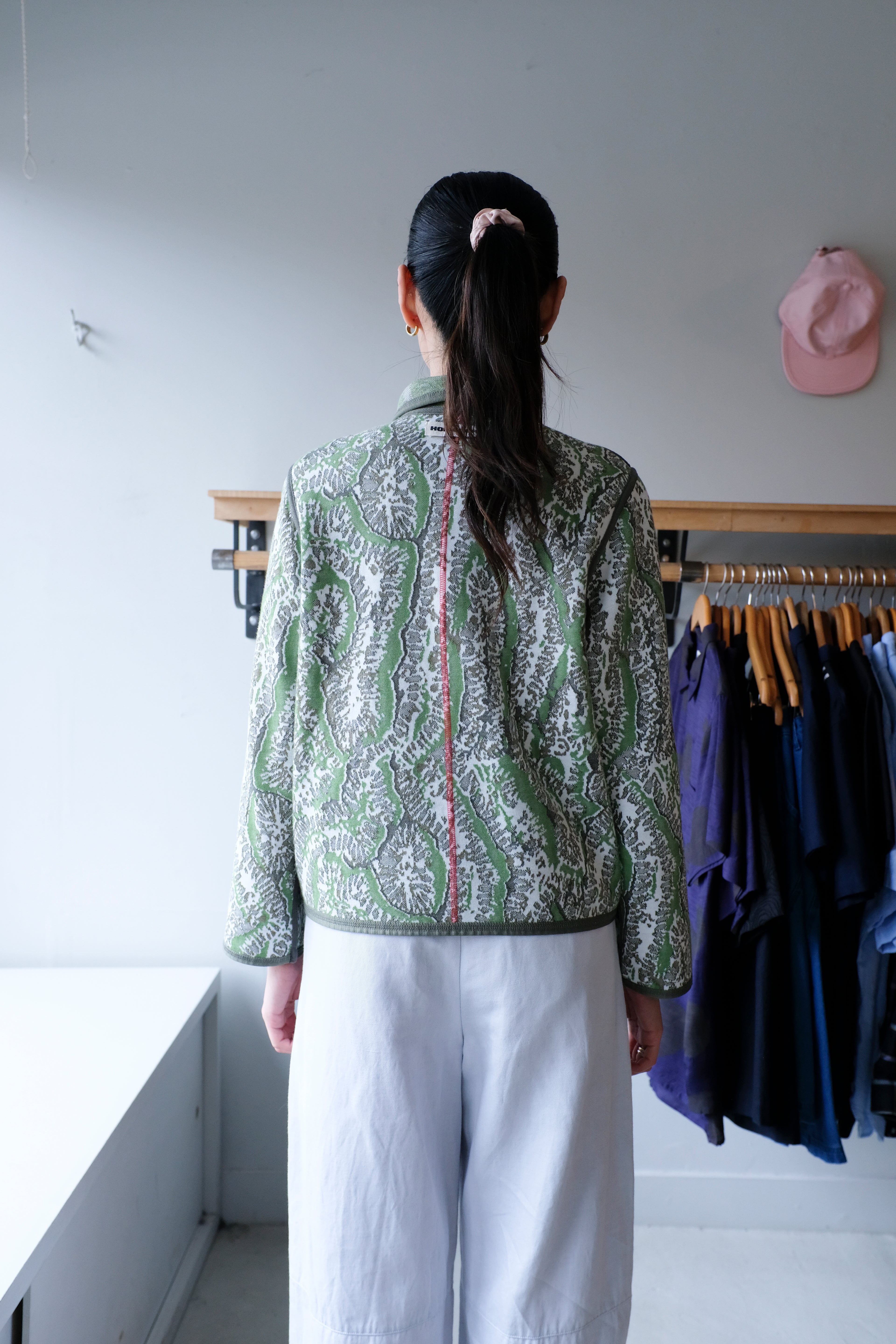 Mia Coral Jacket - Green Multi