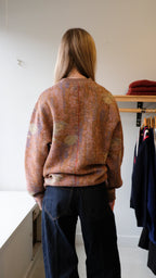 Homecore - Pac Nympheas Sweatshirt - Multi Khaki - back