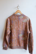 Homecore - Pac Nympheas Sweatshirt - Multi Khaki - flat back