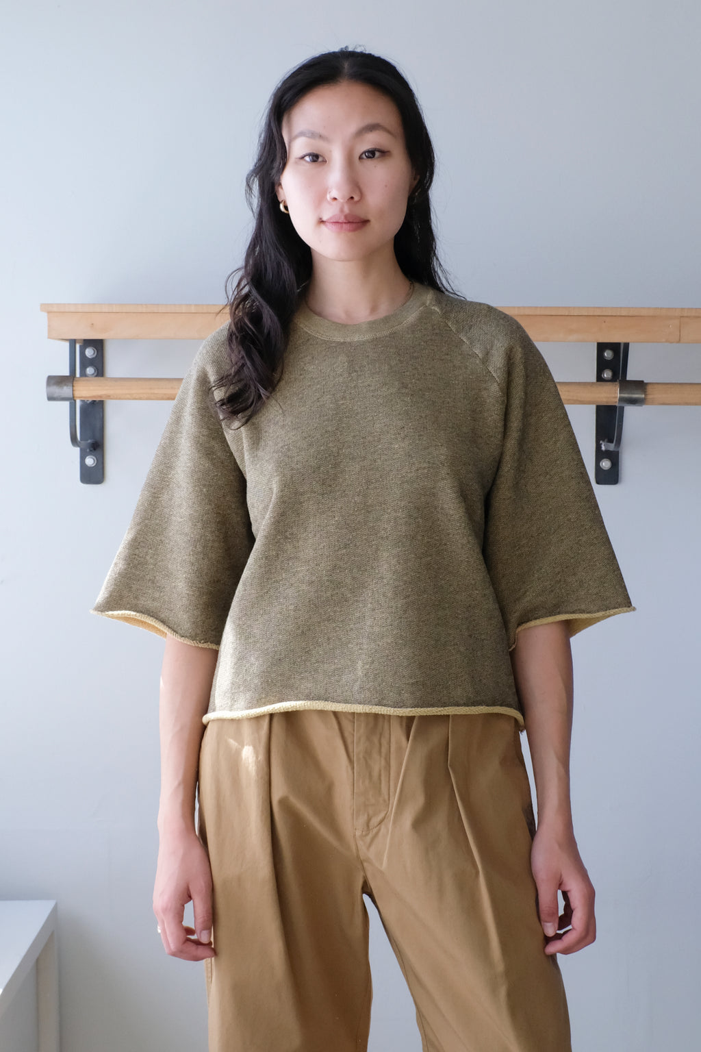 Homecore - Terra 3/4 Sweatshirt - Desert Beige - front