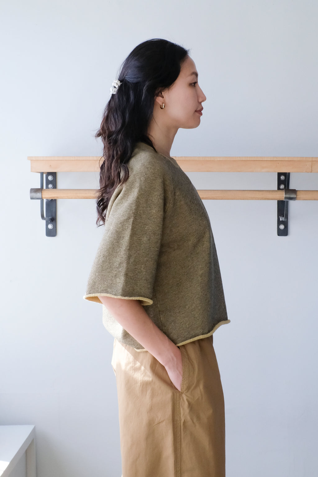 Homecore - Terra 3/4 Sweatshirt - Desert Beige - side