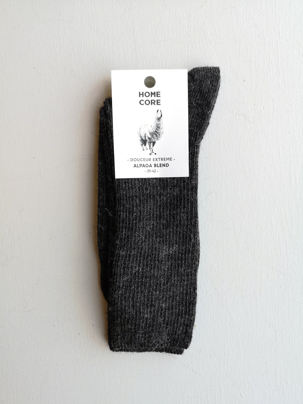 Homecore Alpaca Socks - Anthracite