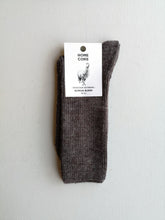 Load image into Gallery viewer, Homecore Alpaca Socks - Cedar Brown
