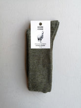 Load image into Gallery viewer, Homecore Alpaca Socks - Olive Green
