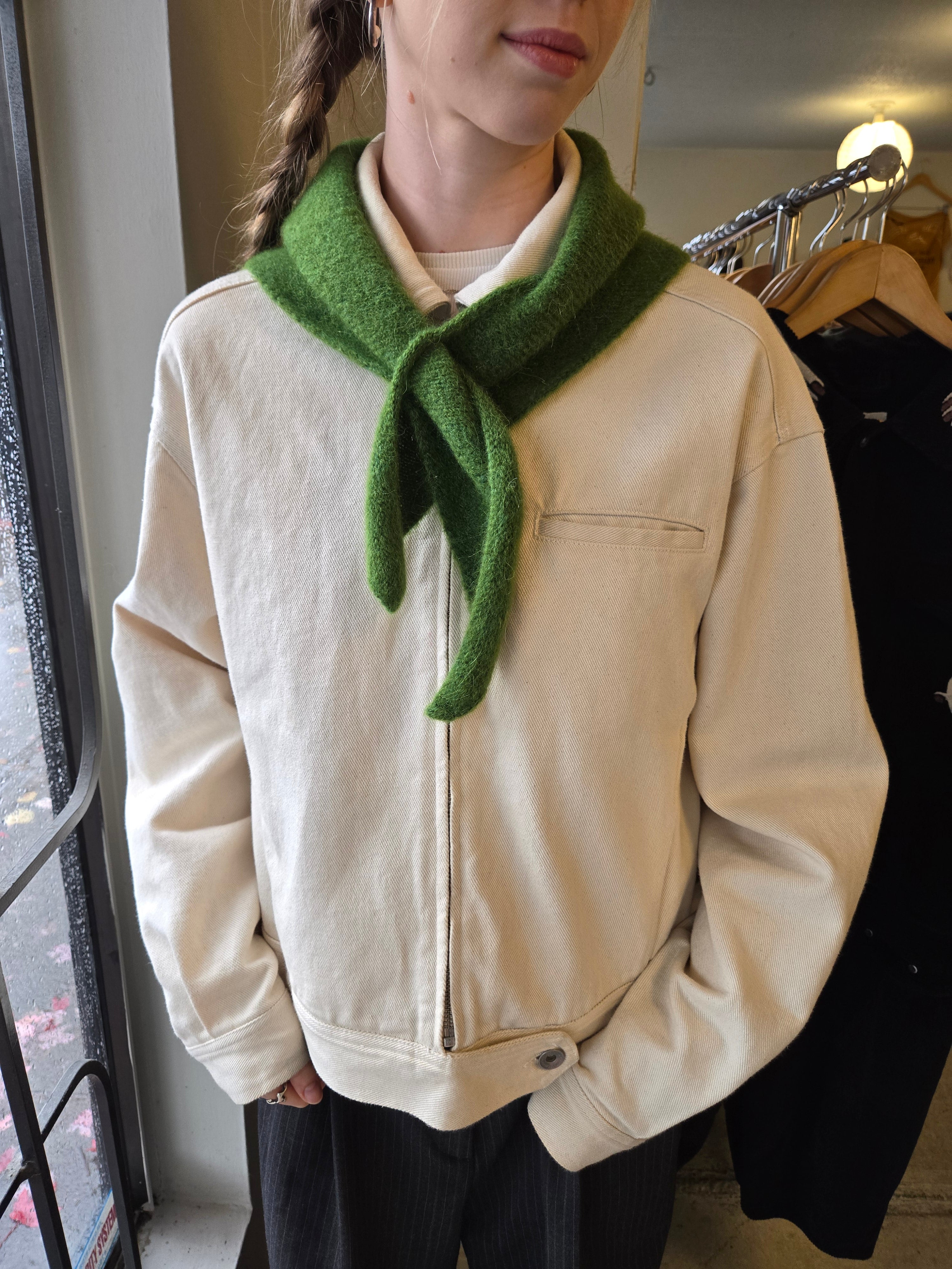 Homecore Baby Bandana - Lush Green on model front