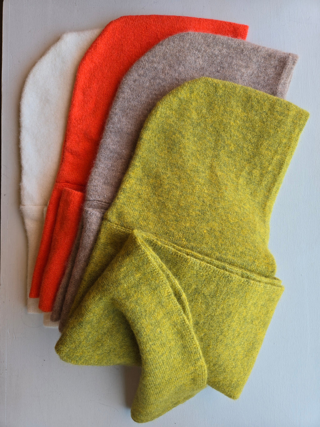 Baby Hood & Scarf - Various Colours