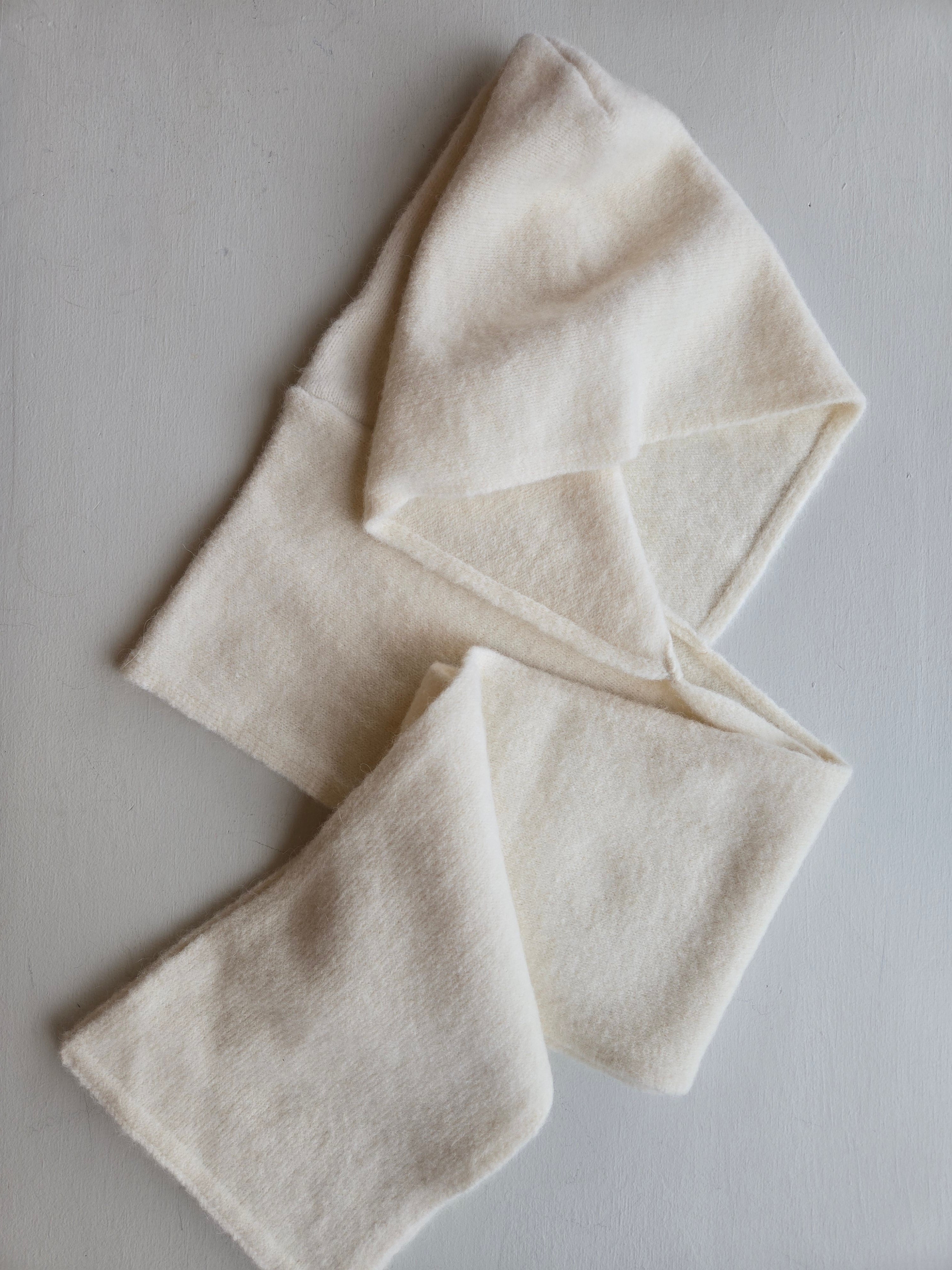 Homecore Baby Hood & Scarf - Cream