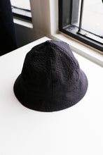 Load image into Gallery viewer, Homecore - Bucket Seersucker Hat - navy
