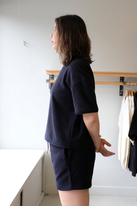 Homecore - Calypso Plush Shorts - Dark Navy - side