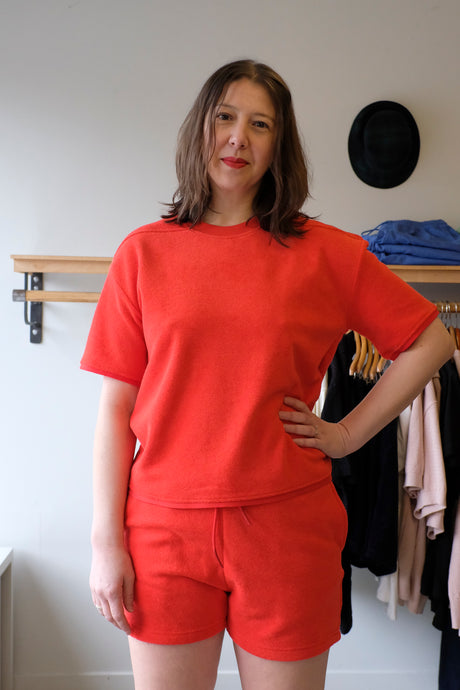 Homecore - Artemis Plush T-shirt - Red Heat - front