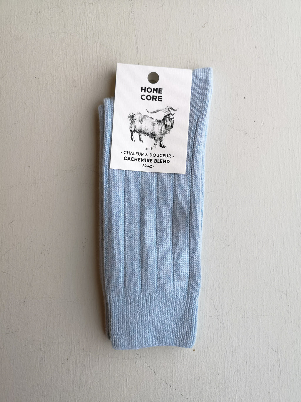 Homecore Cashmere Socks - Baby Blue