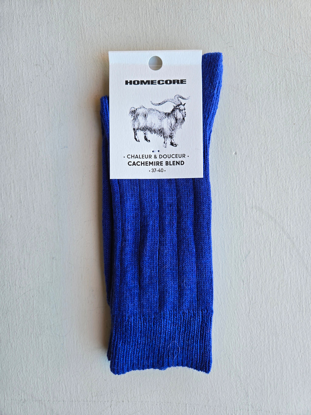 Homecore Cashmere Socks - Blue