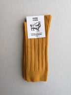 Homecore Cashmere Socks - Dijon Yellow