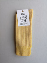 Load image into Gallery viewer, Homecore Cashmere Socks - Easter Yellow
