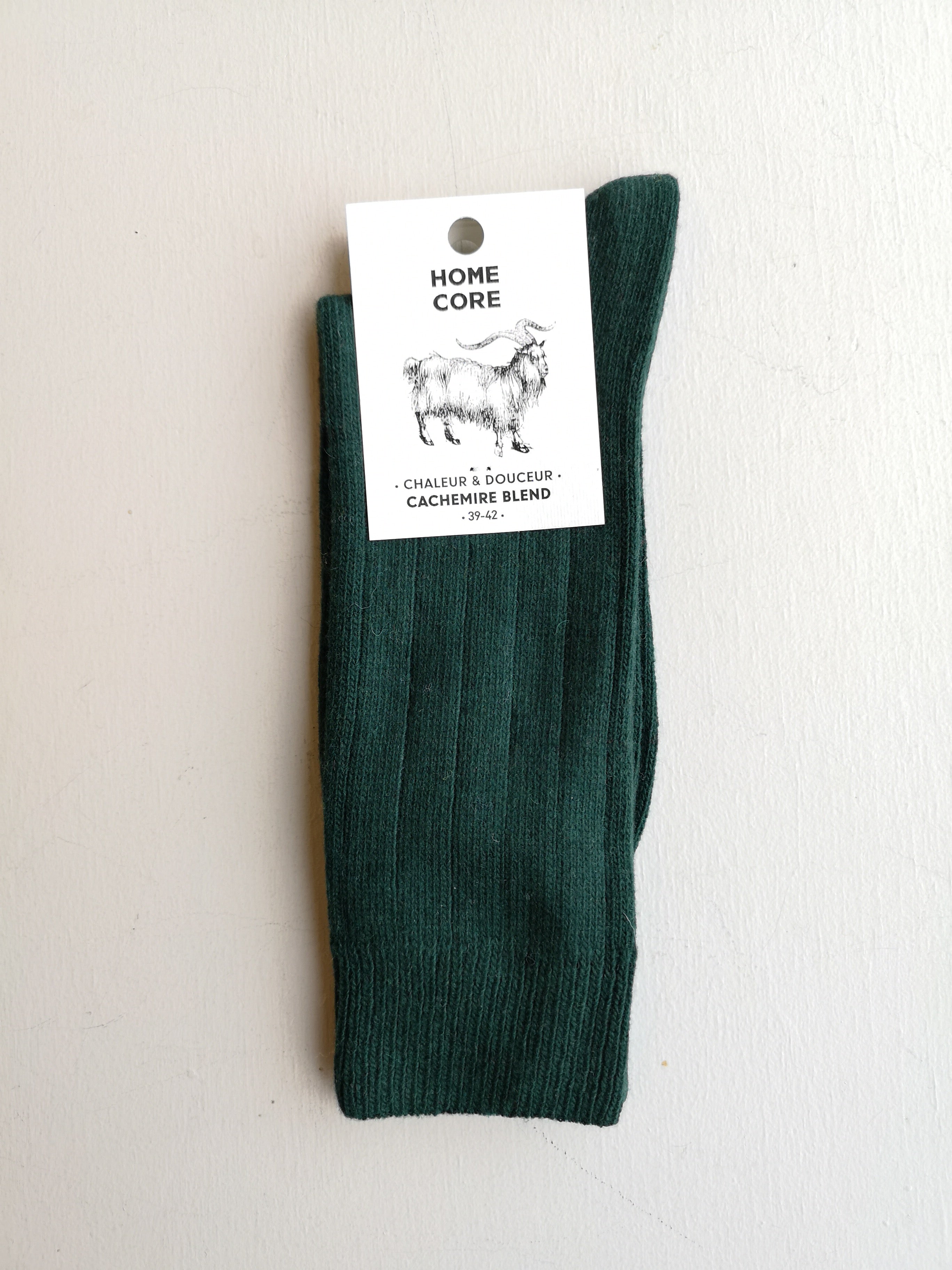 Homecore Cashmere Socks - Green