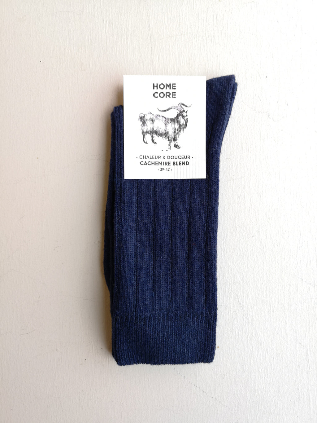 Homecore Cashmere Socks - Navy