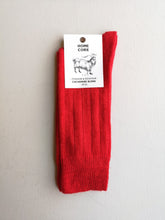 Load image into Gallery viewer, Homecore Cashmere Socks - Red
