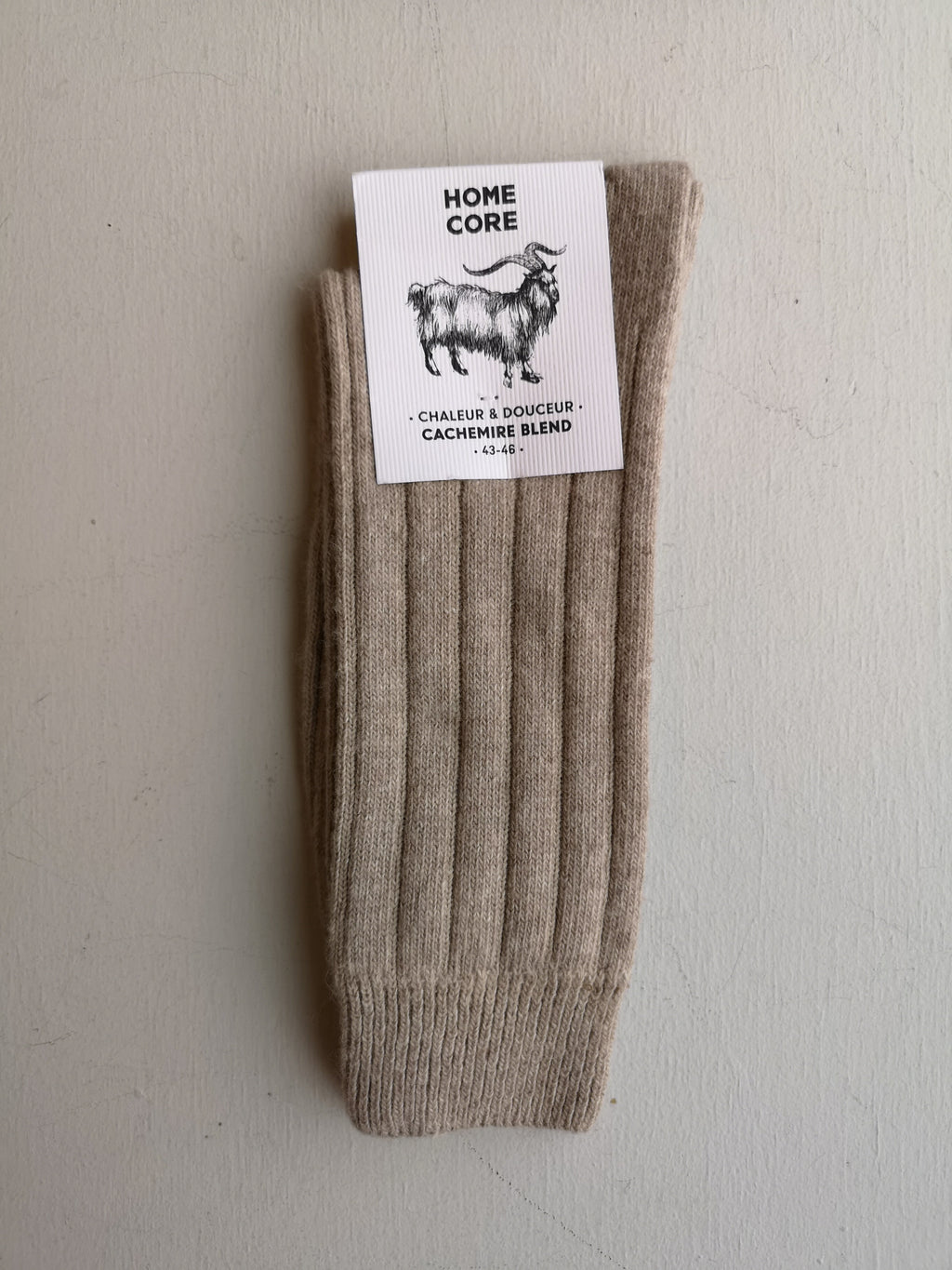 Homecore Cashmere Socks - Soybean