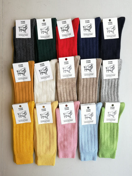 Homecore Cashmere Socks - Various Colours
