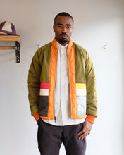 Load image into Gallery viewer, Homecore - JR Puffer Reversible Jacket - Pumpkin - multicolor side - front
