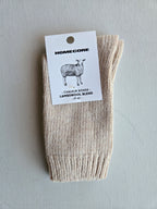 Homecore Lambswool Socks - Beige