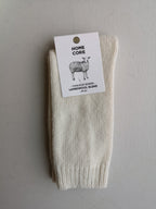 Homecore Lambswool Socks - Cream