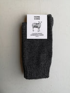 Homecore Lambswool Socks - Dark Grey