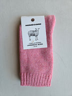 Homecore Lambswool Socks - Dusty Pink