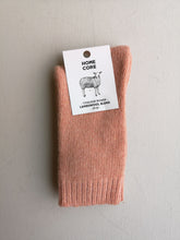 Load image into Gallery viewer, Homecore Lambswool Socks - Peach
