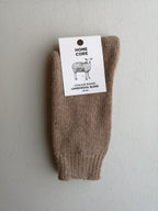 Homecore Lambswool Socks - Rustic Oak