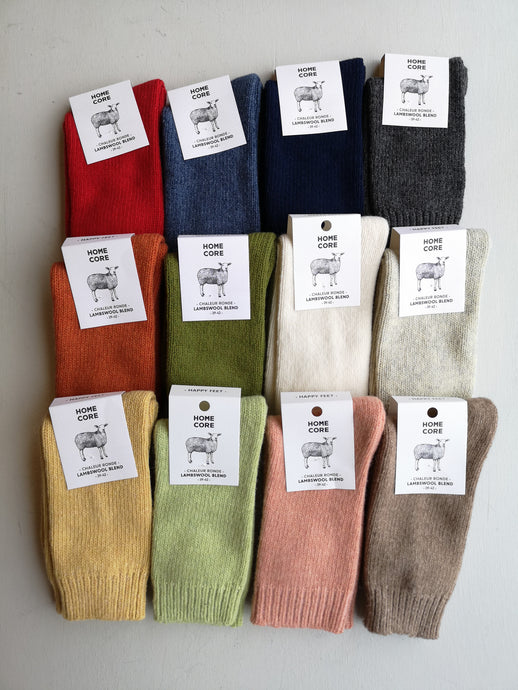 Homecore Lambswool Socks - Various Colours