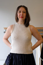 Load image into Gallery viewer, Homecore - Niobe Knit Tank Top - Ecru - front
