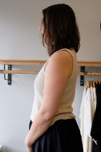 Load image into Gallery viewer, Homecore - Niobe Knit Tank Top - Ecru - side
