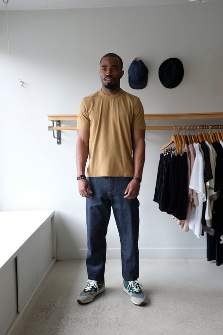 Homecore - Rodger H Tee - Golden Brown - front