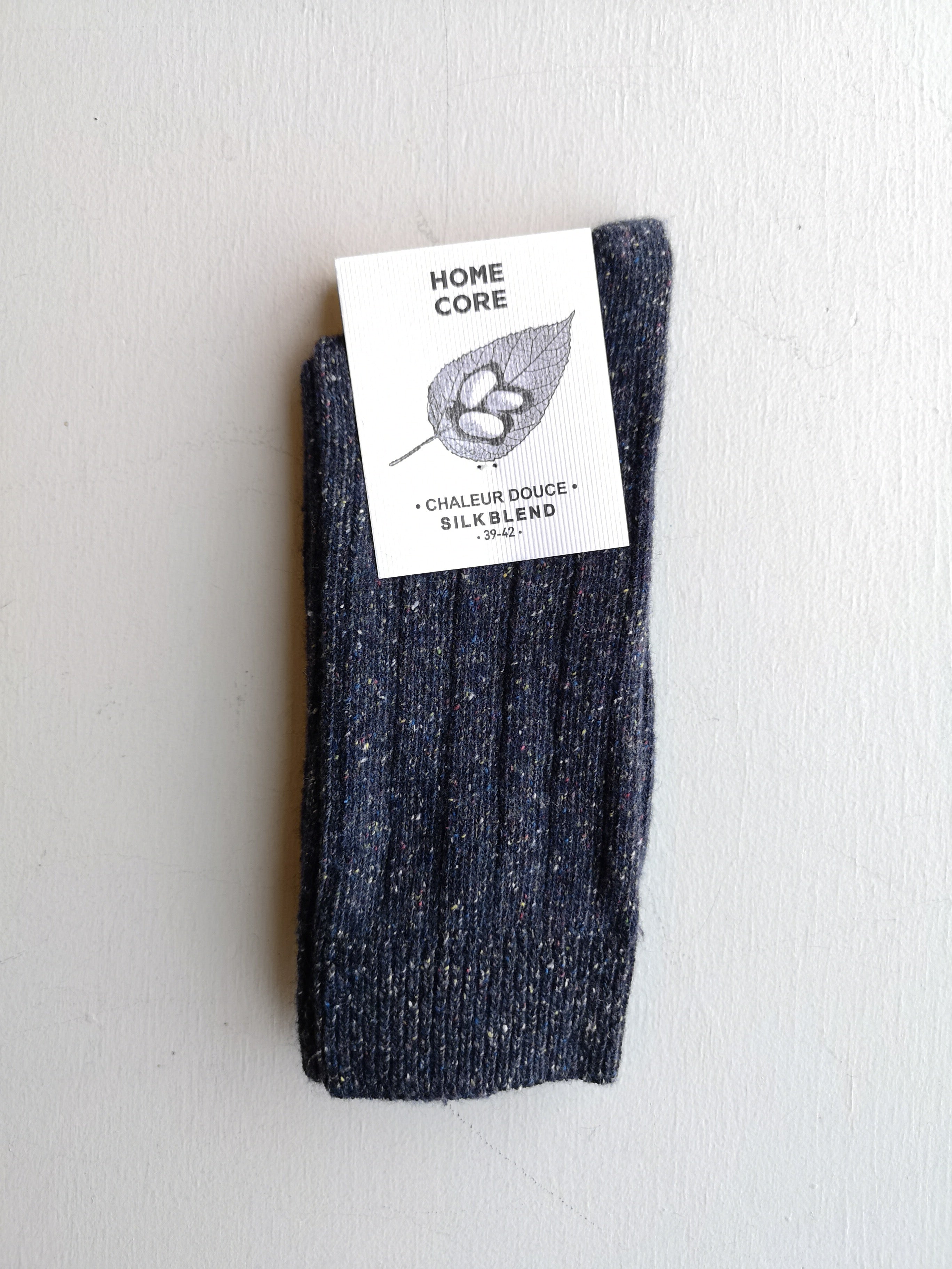 Homecore Silk Blend Socks - Blue