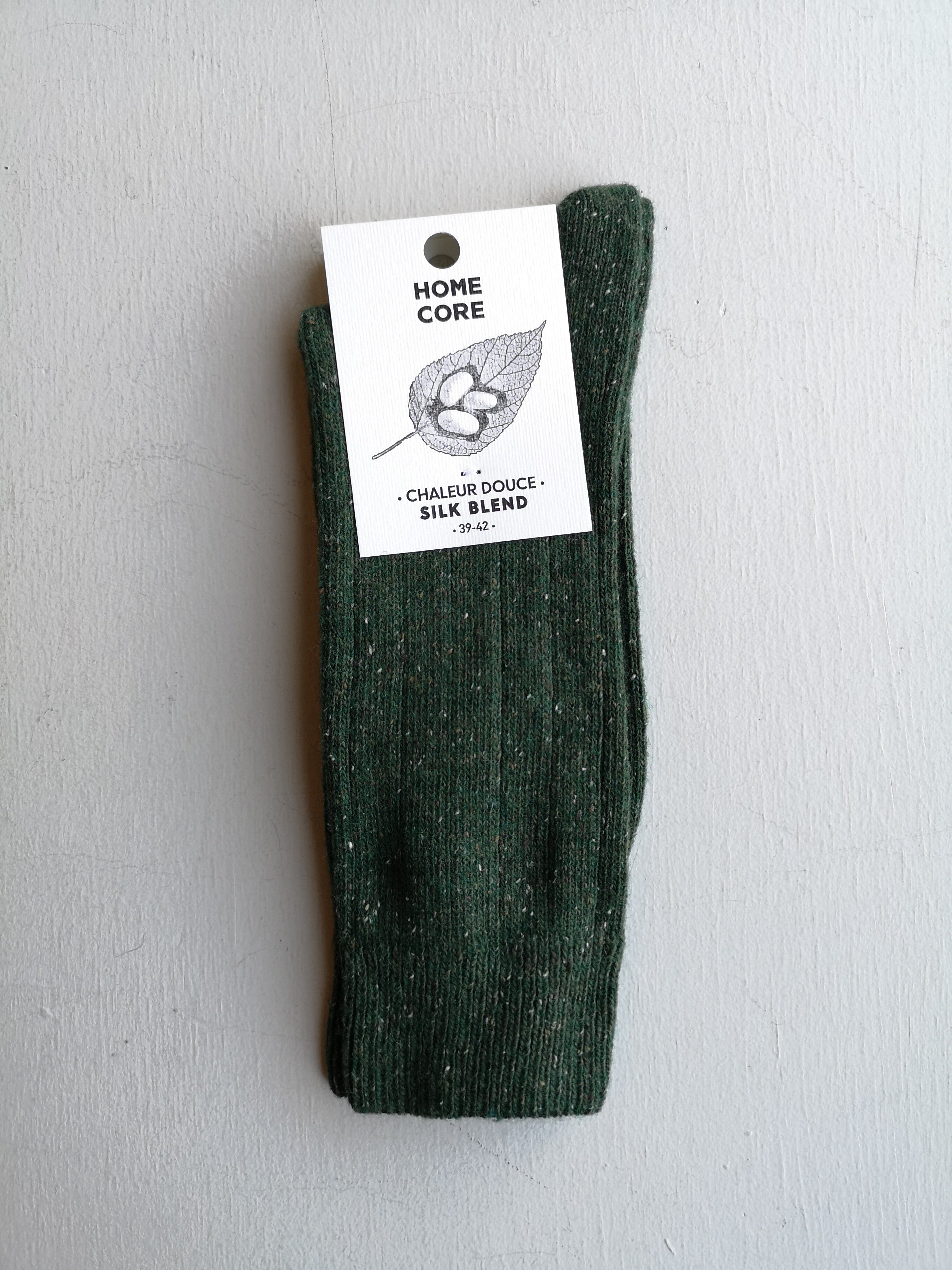 Homecore Silk Blend Socks - Green