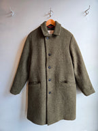 Homecore Steve Sheep Wool Coat - Greenery - green side