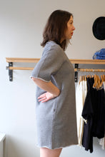 Load image into Gallery viewer, Homecore - Teddy Sweat Dress - Icy Blue - side
